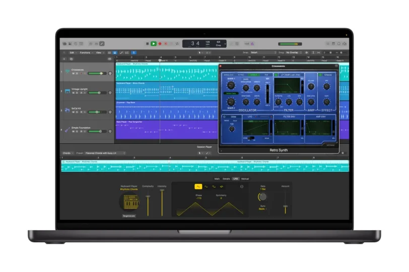 Logic Pro במק (מקור אפל)