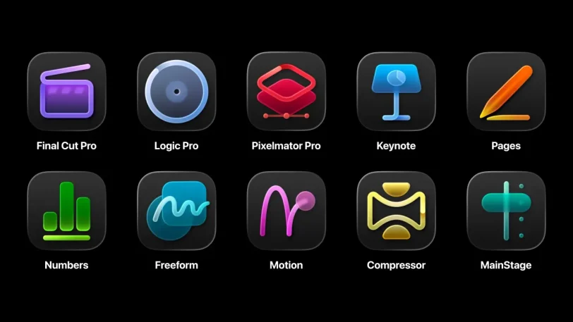 חבילת Apple Creator Studio (מקור אפל)