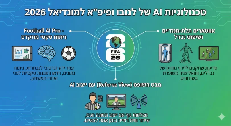 אינפוגרפיקה, טכנולוגיות AI חדשות לכדורגל