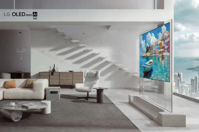 טלוויזיית LG OLED evo W6 (מקור LG)