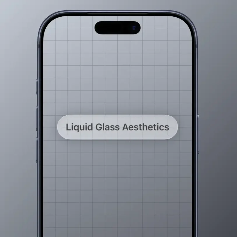 ממשק Liquid Glass (מקור טלגרם)