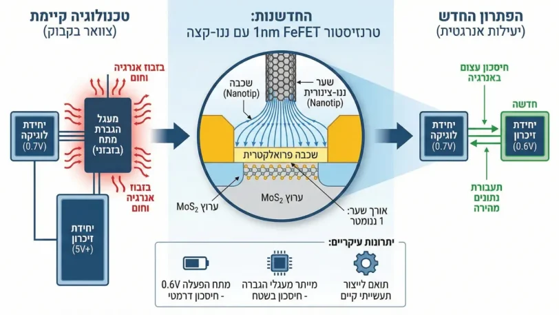 אינפוגרפיקה, 1nm FeFET