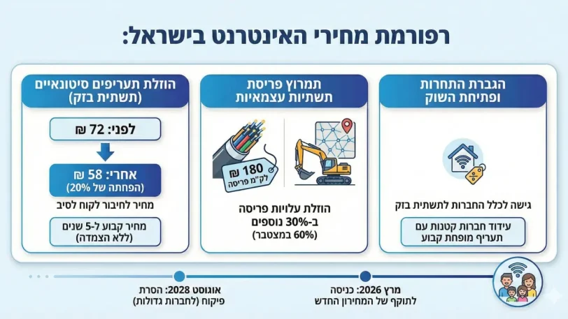 אינפוגרפיקה - רפורמת הסיבים