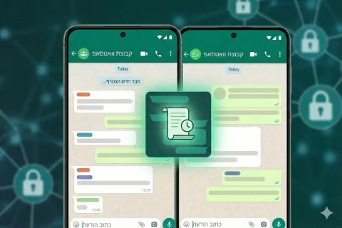 שער, "היסטוריית ההודעות הקבוצתיות" בוואטסאפ