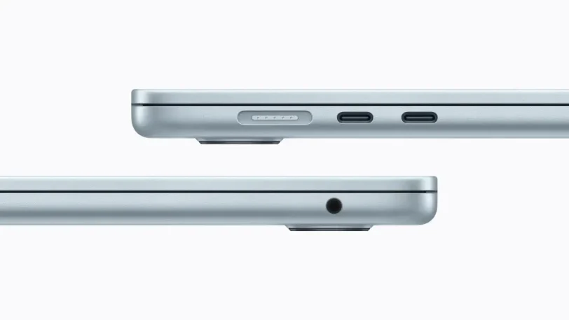 חיבורי MacBook Air M5 (מקור אפל)