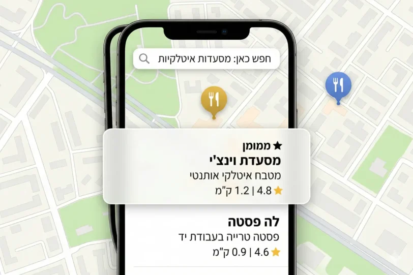 פרסומות ב-Apple Maps