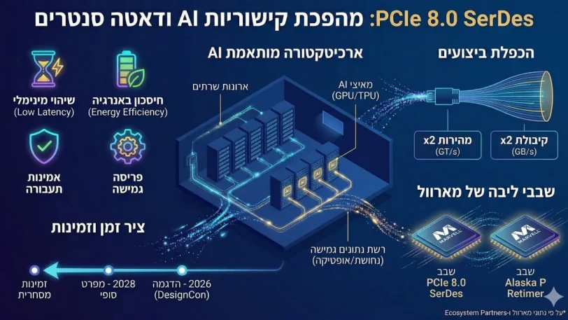 אינפוגרפיקה, טכנולוגיית PCIe 8.0 SerDes