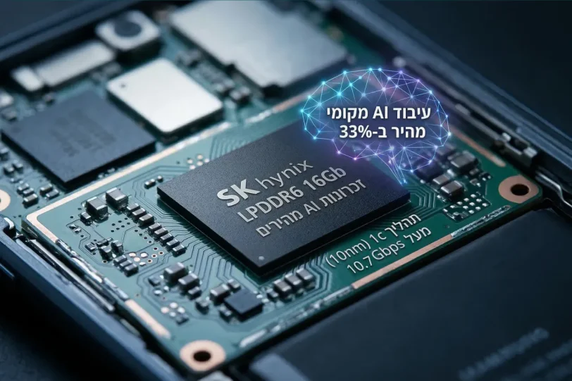 זכרון LPDDR6 בייצור 1c 