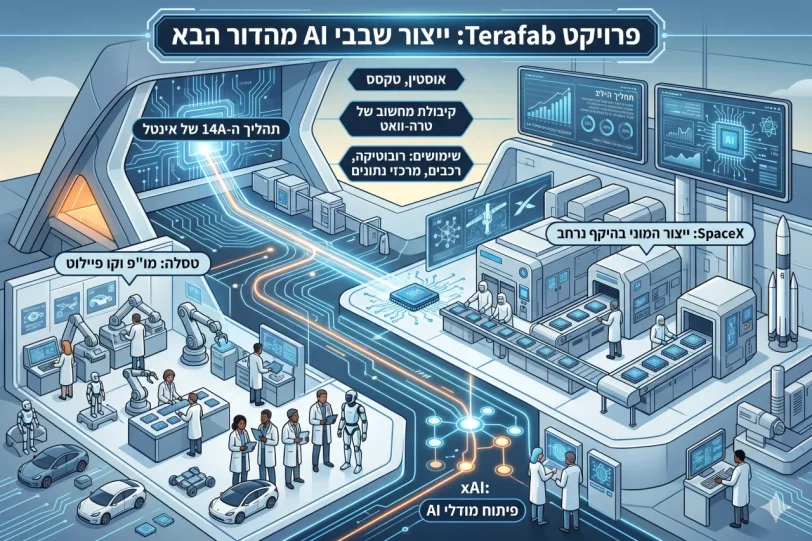 Terafab תשתמש ב-Intel 14A