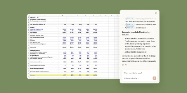 Claude for Excel (תמונה: Anthropic)