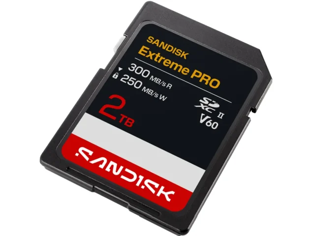 כרטיס Extreme PRO SDXC UHS-II V60 (מקור סאנדיסק)