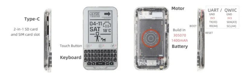 T-Deck Max (מקור LilyGo)