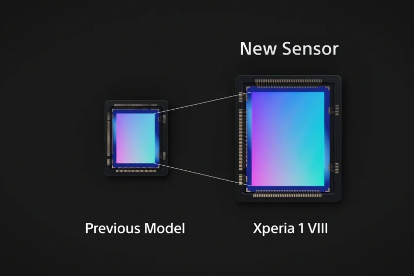חיישן צילום גדול יותר ב-Xperia 1 VIII (תמונה: Sony)