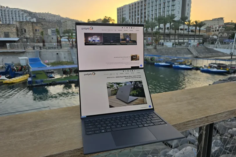 נייד ASUS Zenbook DUO 2026 (צילום: יאן לנגרמן)