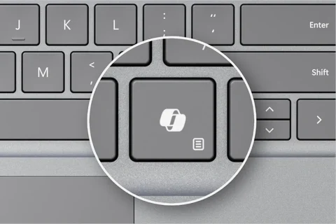 כפתור Copilot (מקור מיקרוסופט)