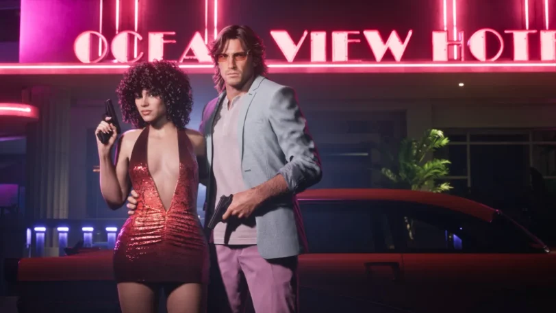 ג'ייסון ולוסיה ב-Vintage Vice City Pack (תמונה: Rockstar Games)