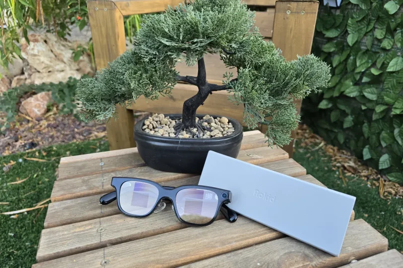 משקפי Rokid AI Glasses (צילום: יאן לנגרמן, גאדג'טי)