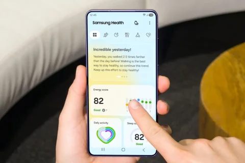 Samsung Health מעודכן (מקור סמסונג)