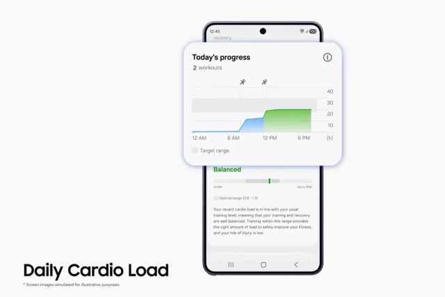 Daily Cardio Load (מקור סמסונג)