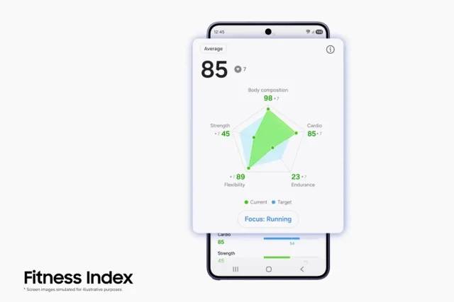 Fitness Index (מקור סמסונג)