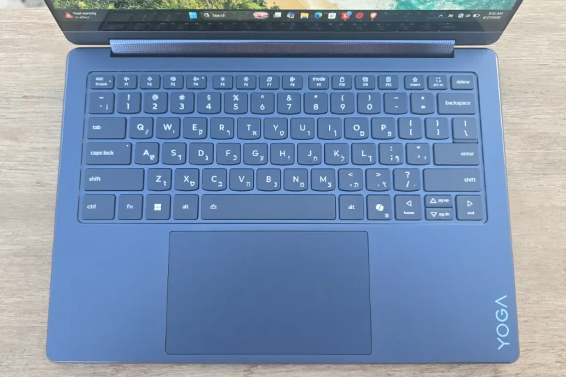 Yoga 9 – מקלדת (צילום: יאן לנגרמן, גאדג’טי)