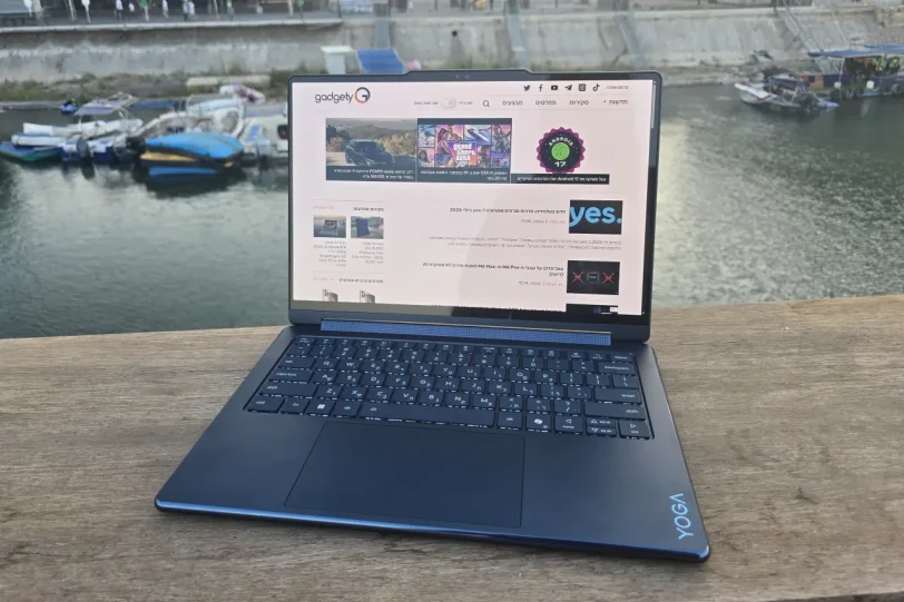 נייד Lenovo Yoga 9-14IPH11 2-in-1 Aura Edition (צילום: יאן לנגרמן, גאדג’טי)