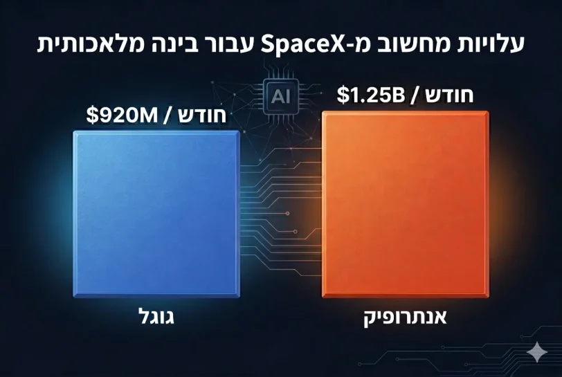 תשלומי תשתיות ל-SpaceX מגוגל ואנתרופיק