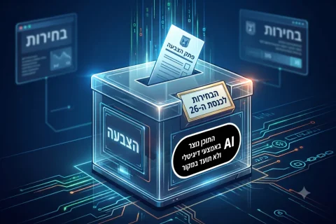סימון תעמולת בחירות שנוצרה על ידי AI