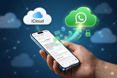 גיבוי בענן וואטסאפ ל-ios