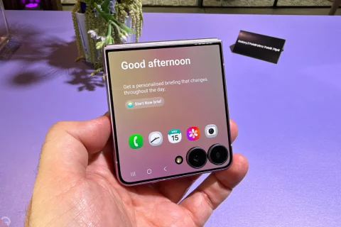 Galaxy Z Flip8 (צילום: רונן מנדזיצקי)