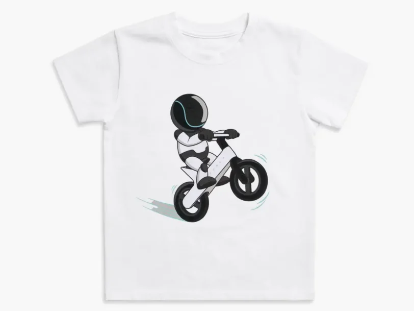 חולצת tesla balance bike for kids (מקור טסלה)