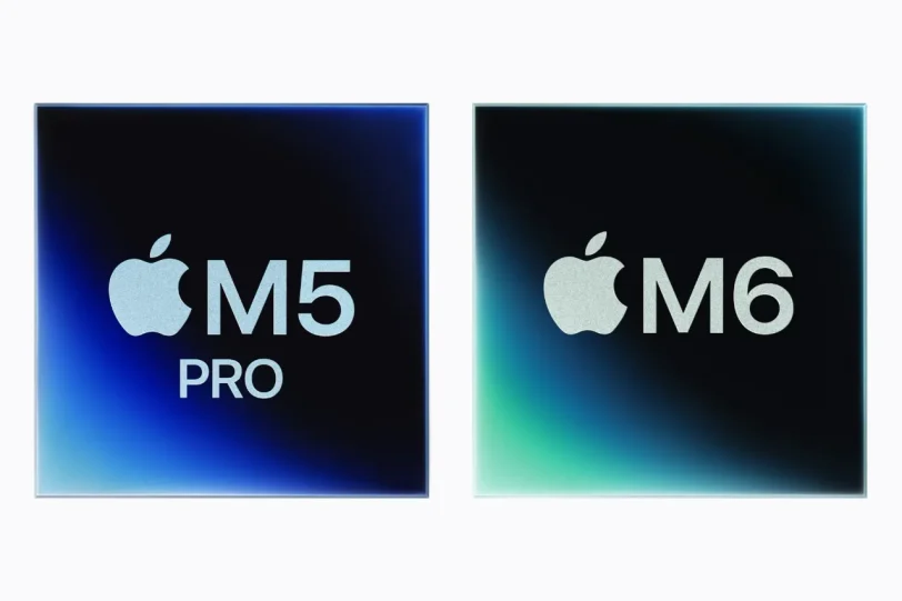 שבבי M6 ו-M5 Pro (קרדיט: Apple)