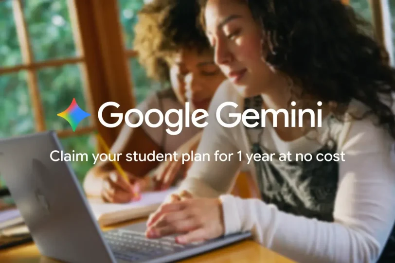 מנוי Gemini חינמי לסטודנטים (מקור גוגל)