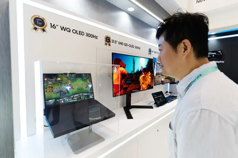 מסך גיימינג 300Hz לניידים (מקור Samsung Display)