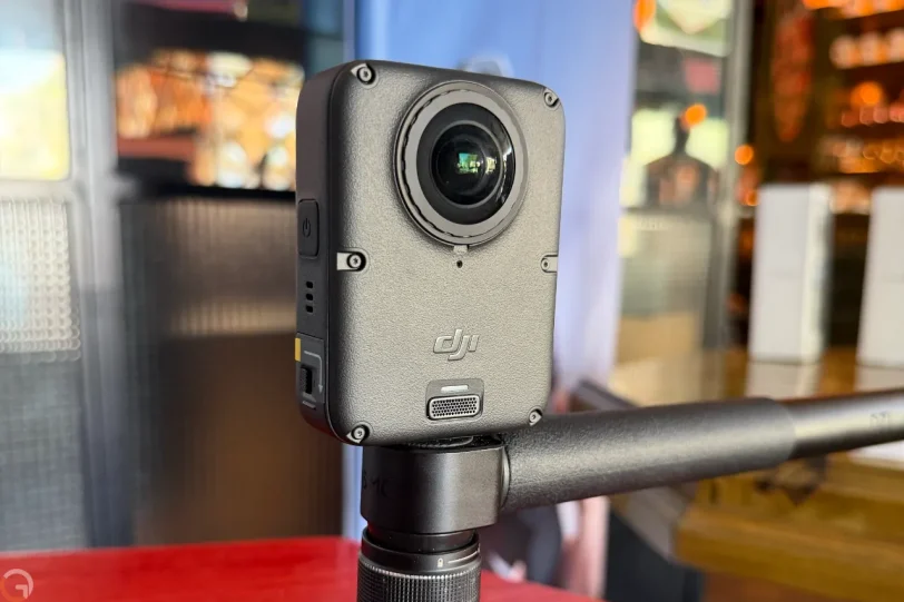 DJI Osmo 360 II (צילום: רונן מנדזיצקי)