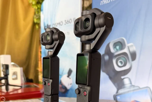DJI Osmo Pocket 4P (צילום: רונן מנדזיצקי)