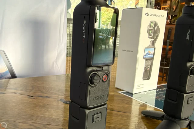 DJI Osmo Pocket 4P (צילום: רונן מנדזיצקי)
