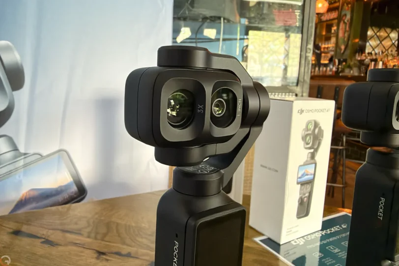 DJI Osmo Pocket 4P (צילום: רונן מנדזיצקי)