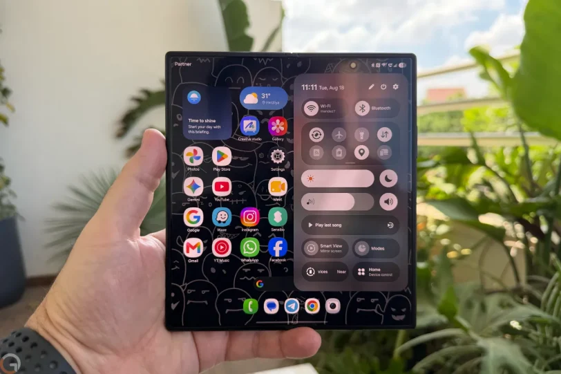 ממשק, Galaxy Z Fold8 Ultra (צילום: רונן מנדזיצקי)