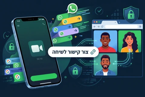 הצטרפות לשיחת וואטסאפ ללא חשבון