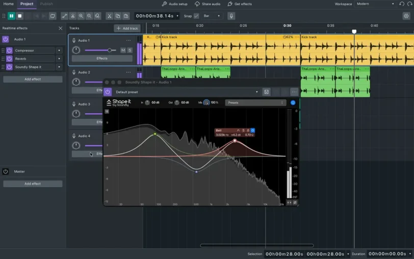 Audacity 4.0 (מקור Muse)