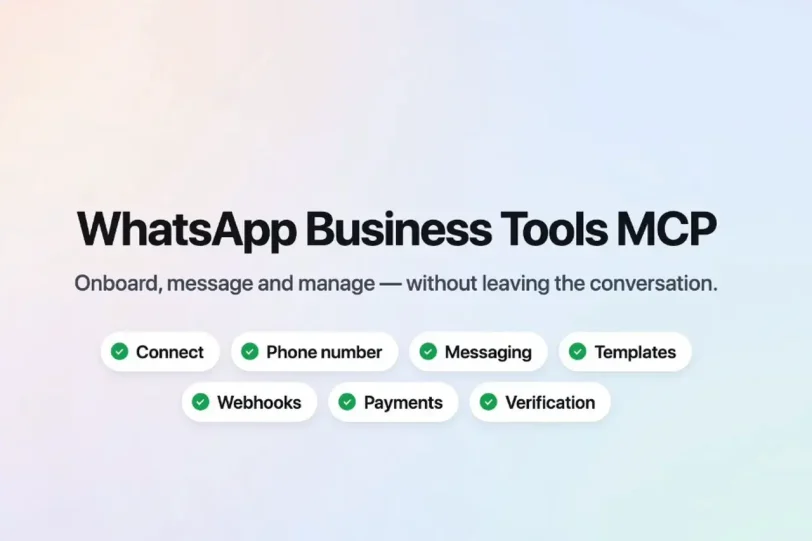 WhatsApp Business Tools MCP (מקור מטא)