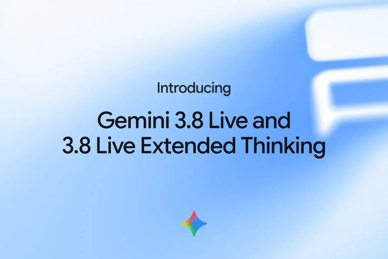 גוגל משיקה מודלי Gemini 3.8 Live שחושבים ומדברים בו-זמנית