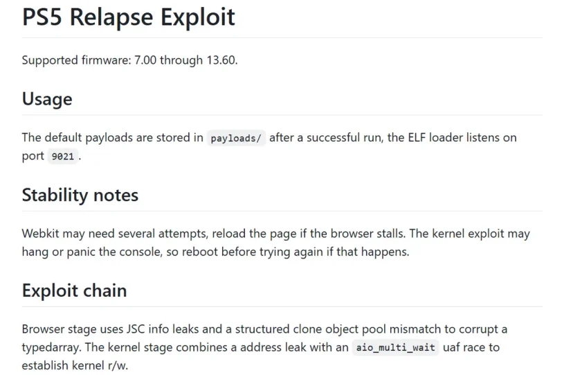 Relapse (מקור Github)