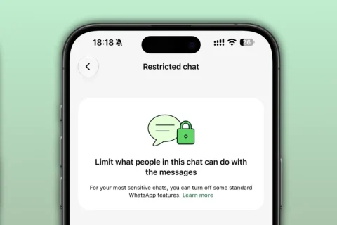 Restricted Chat ב-iOS (מקור wabetainfo)