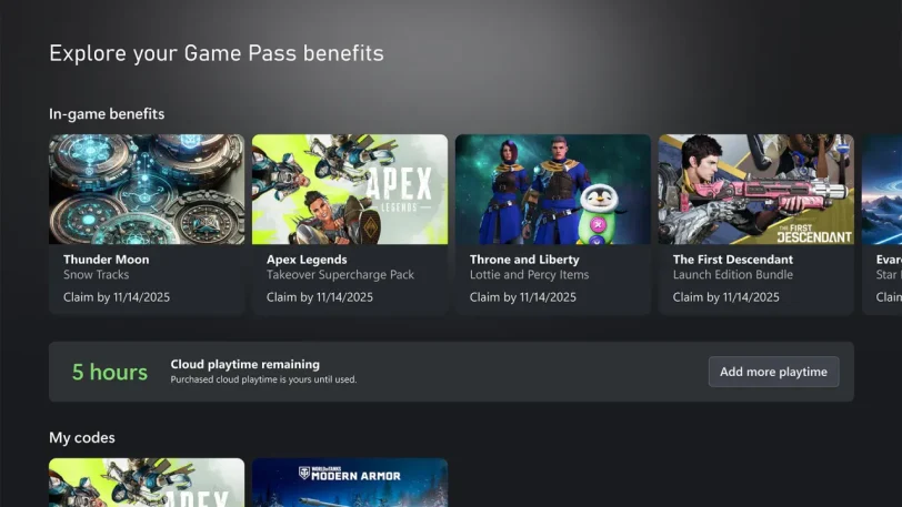 חבילות משחק מוגבלות בזמן ב-XBOX Game Pass (מקור מיקרוסופט)